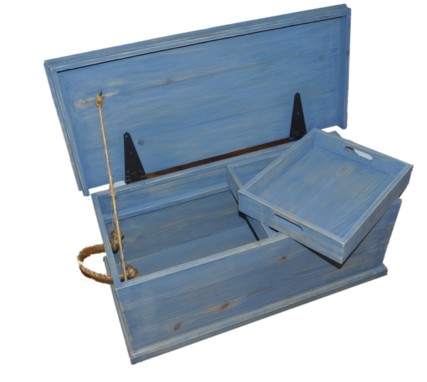 blue chest open blue